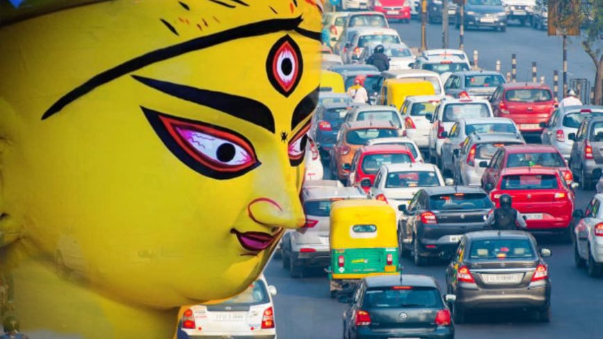 Traffic notification for mahalaya on 2 october