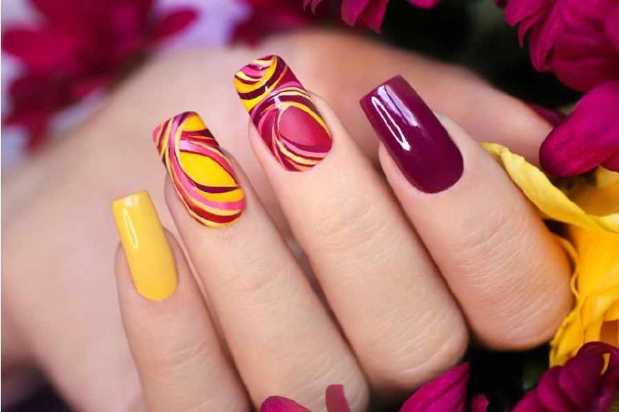 Here are all details of trending nail art in durga puja 2024