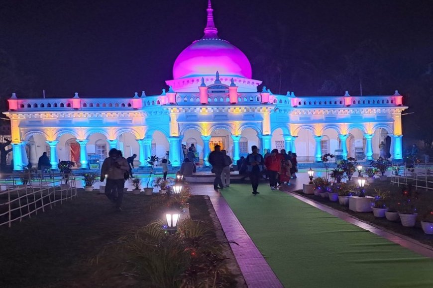 Khathamiya Durga of Madanmohan Tagore's house in Cooch Behar has been built on the same structure since the royal period