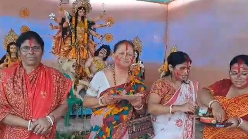 Durga Puja 2024, Immersion process starts at Jalpaiguri