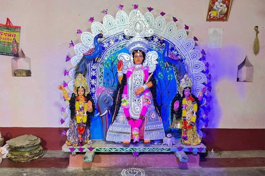 Villagers of Ramkanali in Bankura worship Gajalakshmi