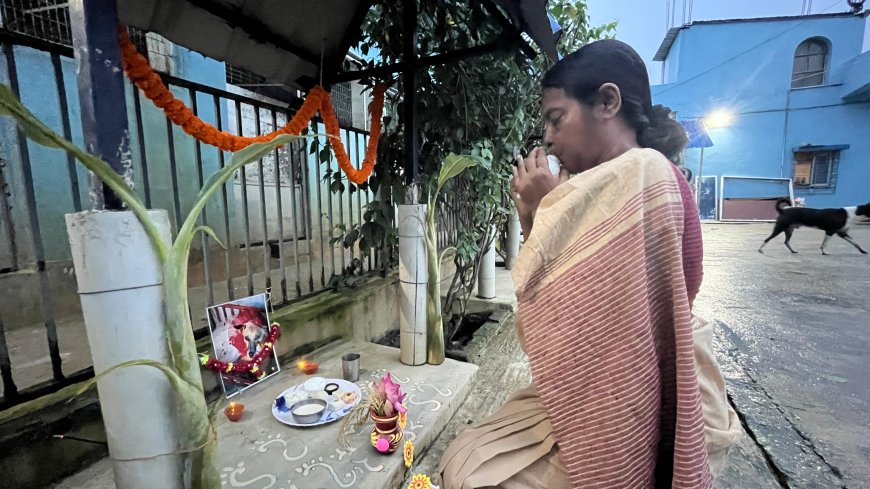 Kolkata Woman Honors Late Dog with Yearly Lakshmi Pooja