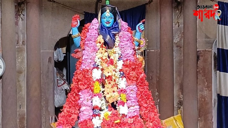 kalipuja celebrated on hansweswari temple in bansberia