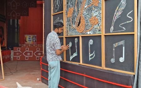 মহম্মদ সোহেলর নিখুঁত কাজ চুঁচুড়ার পুজো মণ্ডপে, কলকাতার মা ফ্লাইওভার এবার পঞ্চানন তলায়