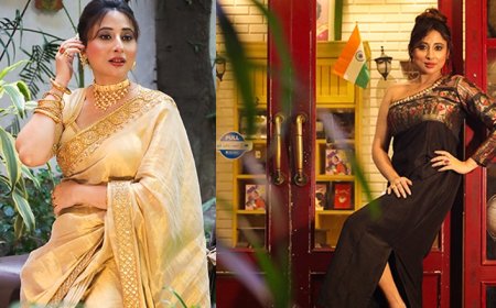 সাবেকিয়ানার সঙ্গে ফিউশনের মিশেল! আজকাল ফ্যাশন ফ্লোরের উৎসবের সাজে অনবদ্য সঙ্গীতা সিনহা