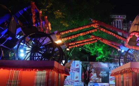 'জীবে প্রেম করে যেই জন', রিক্সাকে প্রতীক করে সল্টলেক জিডি ব্লকের পুজোয় ফুটে উঠেছে এক অন্য ছবি