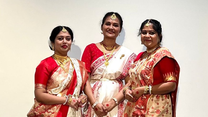 Durga Puja 2025 people gathered at Victoria Hall Harrow