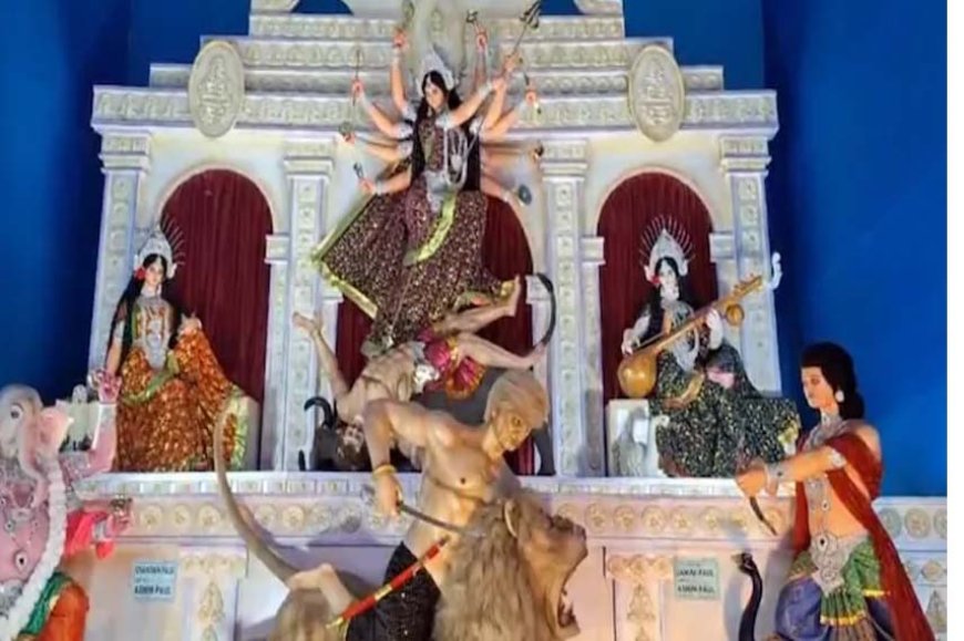 Donald Trump as demon idol steals spotlight at Bengal Durga puja pandal 2025