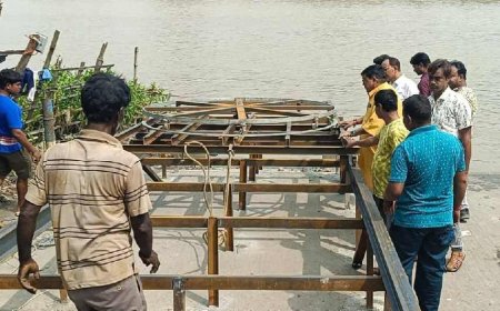 শাস্ত্র মেনে উমাকে বিদায় দিয়ে নতুন যন্ত্র বসলো মুর্শিদাবাদে