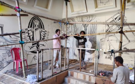 হারিয়ে যাওয়া সুরই আজ জীবনের প্রতিধ্বনি, ১৩তম বর্ষে বিজয়গড় ৬ পল্লীর আয়োজন ‘বহমান’